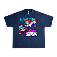 Navy friday night funkin boyfriend Urban Heavy Tee - artisFamous
