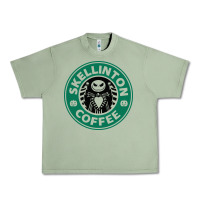 Oil Green skeleton coffee halloween Urban Heavy Tee - artisFamous