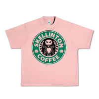 Salmon skeleton coffee halloween Urban Heavy Tee - artisFamous