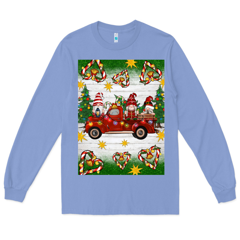 Christmas Gnomes Truck Long Sleeve Tee by Artiststas | Teevron