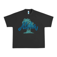 Pigment Black hawaii aloha art Urban Heavy Tee - artisFamous