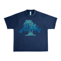 Navy hawaii aloha art Urban Heavy Tee - artisFamous