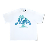 White hawaii aloha art Urban Heavy Tee - artisFamous