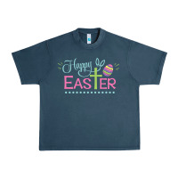 Midnight Navy happy easter Urban Heavy Tee - artisFamous