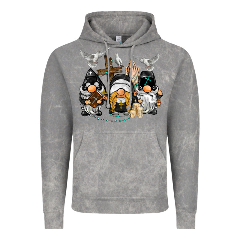 Pastor Nun Religious Gnome Vintage Hoodie by BarkalooDesign | Teevron