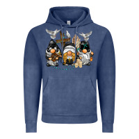 Vintage Denim pastor nun religious gnome Vintage Hoodie - BarkalooDesign