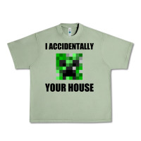Oil Green creeper meme Urban Heavy Tee - artisFamous