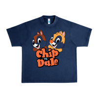 Navy chip n dale Urban Heavy Tee - artisFamous