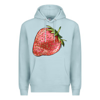 Blue Mist strawberry Premium Hoodie - BarkalooDesign