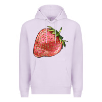 Lilac strawberry Premium Hoodie - BarkalooDesign