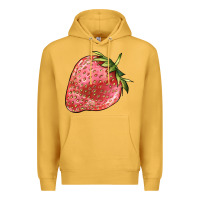 Mustard strawberry Premium Hoodie - BarkalooDesign
