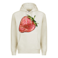 Oatmeal Heather strawberry Premium Hoodie - BarkalooDesign