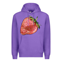Purple strawberry Premium Hoodie - BarkalooDesign