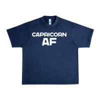 Navy capricorn af zodiac sign Urban Heavy Tee - artisFamous