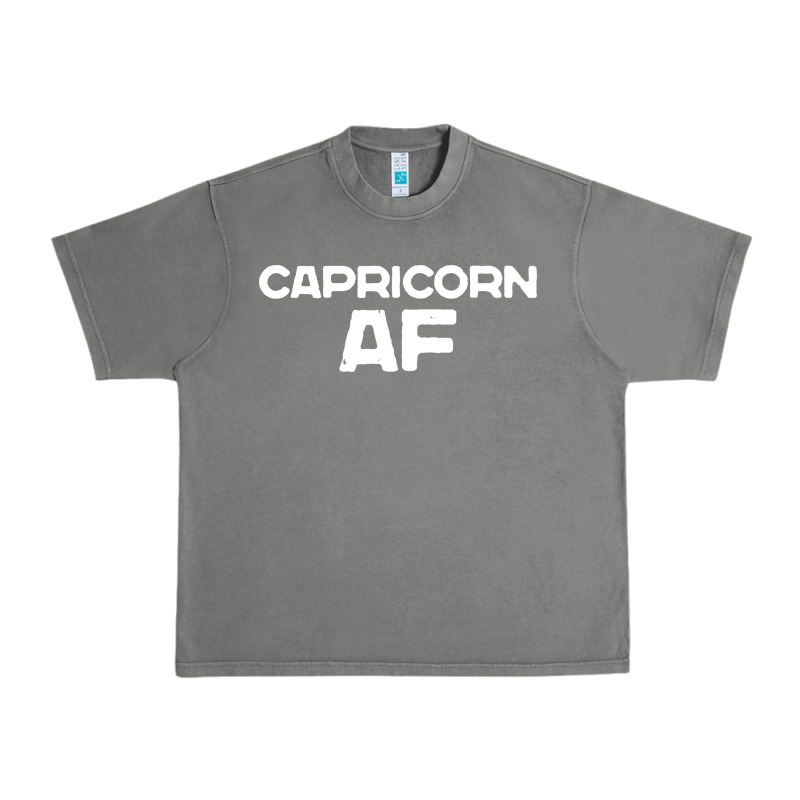 Capricorn Af Zodiac Sign Urban Heavy Tee by artisFamous | Teevron