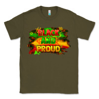 Army Green black and proud Classic Tee - FaDigitalArtStudio