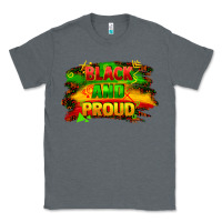 Charcoal Heather black and proud Classic Tee - FaDigitalArtStudio