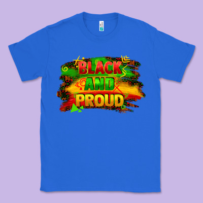 Black And Proud Classic Tee Designed By Fadigitalartstudio