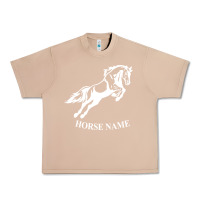 Burro Personalised Horse Printed Equestrian Riding Cob Jumping Rider Horse Urban Heavy Tee - artisFamous