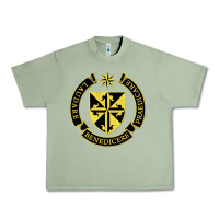 Oil Green Roman Catholic Urban Heavy Tee - artisFamous