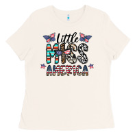 Bone little miss america Ladies Tee - CowhideDigitalArt