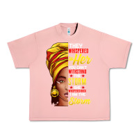 Salmon black history month shirt african woman afro i am the storm t shirt Urban Heavy Tee - artisFamous