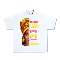 White black history month shirt african woman afro i am the storm t shirt Urban Heavy Tee - artisFamous