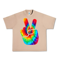 Burro cool peace hand tie dye t shirt for boys and girls Urban Heavy Tee - artisFamous