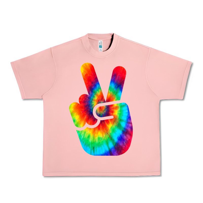 Cool Peace Hand Tie Dye T Shirt For Boys And Girls Urban Heavy Tee by artisFamous | Teevron