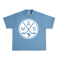 Pebble Blue retro washington dc hockey Urban Heavy Tee - artisFamous