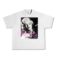 Lunar Rock monroe black and white pink handwriting t shirt Urban Heavy Tee - artisFamous