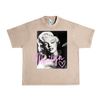 French Oak monroe black and white pink handwriting t shirt Urban Heavy Tee - artisFamous