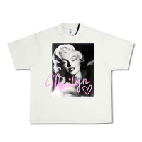 Pistachio monroe black and white pink handwriting t shirt Urban Heavy Tee - artisFamous