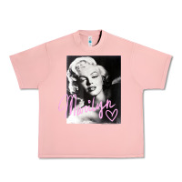 Salmon monroe black and white pink handwriting t shirt Urban Heavy Tee - artisFamous