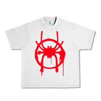 Lunar Rock spiderverse miles symbol tag t shirt Urban Heavy Tee - artisFamous