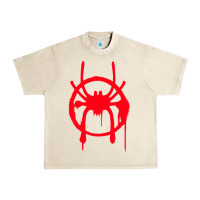 Sandshell spiderverse miles symbol tag t shirt Urban Heavy Tee - artisFamous