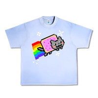 Grape Ice nyan cat t shirt Urban Heavy Tee - artisFamous