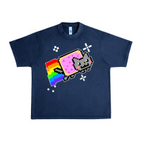 Navy nyan cat t shirt Urban Heavy Tee - artisFamous