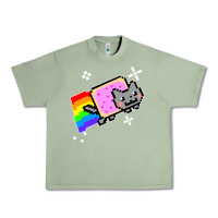 Oil Green nyan cat t shirt Urban Heavy Tee - artisFamous