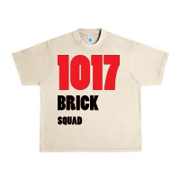 Sandshell 1017 Brick Squad Black Red Urban Heavy Tee - artisFamous