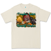Pumpkin Kisses Harvest Wishes Premium Tee | Teevron
