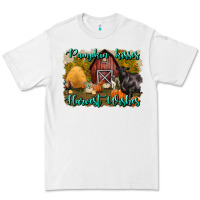 White pumpkin kisses harvest wishes Premium Tee - BundleAndBundleShop