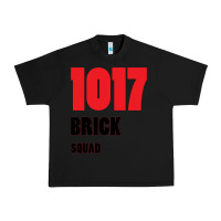 Black 1017 Brick Squad Black Red Urban Heavy Tee - artisFamous