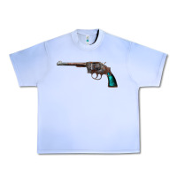 Grape Ice Revolver Handgun Urban Heavy Tee - artisFamous