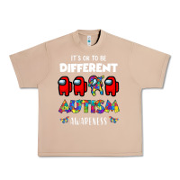 Burro a.mong us it's o.kay to be different autism awareness t shirt Urban Heavy Tee - artisFamous