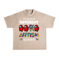 French Oak a.mong us it's o.kay to be different autism awareness t shirt Urban Heavy Tee - artisFamous