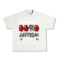 Pistachio a.mong us it's o.kay to be different autism awareness t shirt Urban Heavy Tee - artisFamous