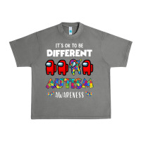 Tornado a.mong us it's o.kay to be different autism awareness t shirt Urban Heavy Tee - artisFamous