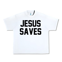 White jesus saves christian faith trust in god lord christ Urban Heavy Tee - artisFamous