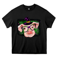 Black pig halloween Heavy Core Tee - RanaPortraitStore